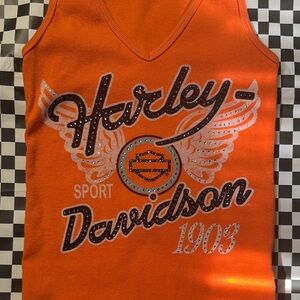 Women’s Harley-Davidson Vivid Orange Tank Top